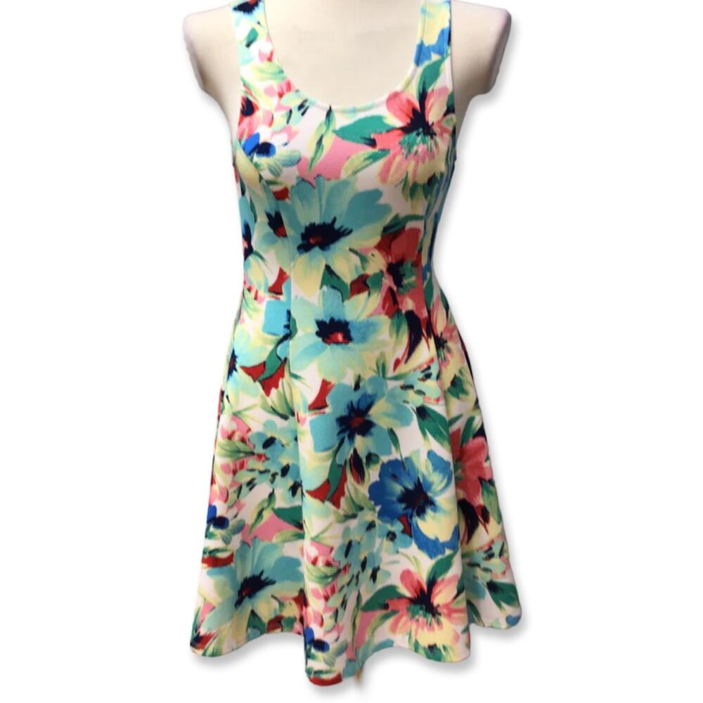3 FOR $35! 📦 ANTHROPOLOGIE Everly Fit & Flare Floral Dress Sz. S